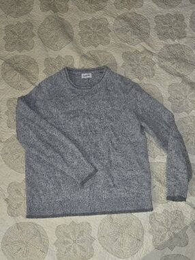 Men's Crewneck Sweater in Heather Gray - Soft Knit